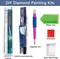 5D Diamond Painting Kits for Adults, Colorful Eye DIY Diamond Painting Full Drill, Abstract Diamond Art Kits for Adults Beginners, Gem Art Painting for Home Wall Decor 12X16in